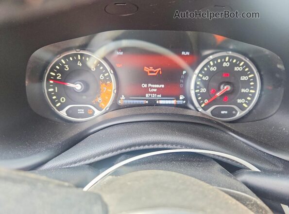 ZACCJBDB3HPG64056 2017 JEEP RENEGADE Black Սարքավորումների վահանակի տեսք
