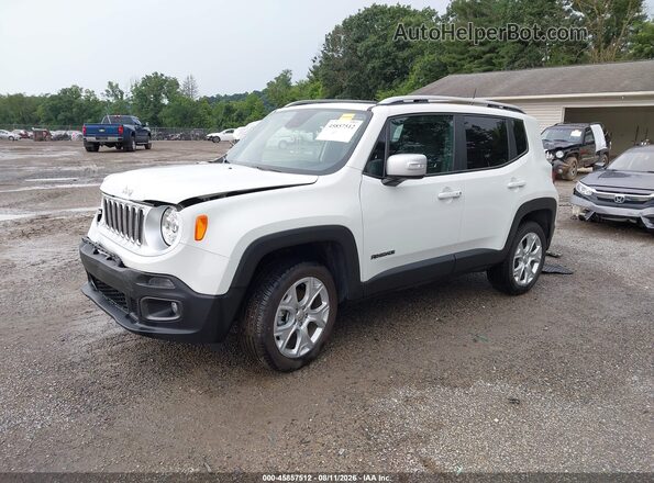 ZACCJBDB7JPH81662 2018 JEEP RENEGADE White Vista tres cuartos delantera izquierda
