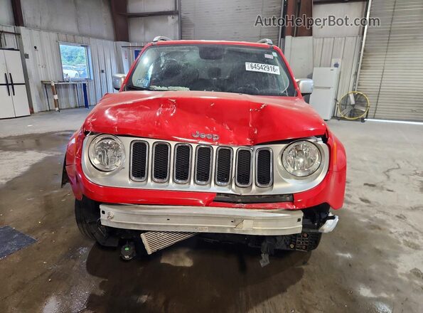 ZACCJBDB8HPE72793 2017 JEEP RENEGADE Красный Вид спереди