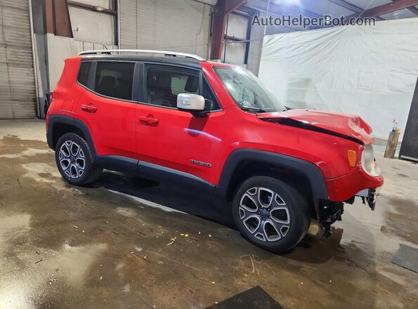 ZACCJBDB8HPE72793 2017 JEEP RENEGADE Красный Передняя правая четверть