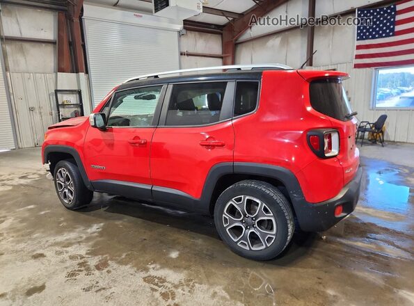 ZACCJBDB8HPE72793 2017 JEEP RENEGADE Красный Задняя левая четверть