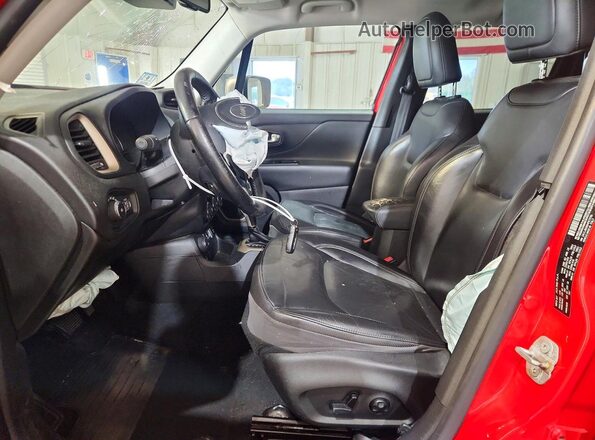 ZACCJBDB8HPE72793 2017 JEEP RENEGADE Красный Вид салона спереди
