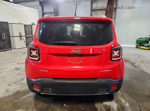 ZACCJBDB8HPE72793 2017 JEEP RENEGADE Красный Вид сзади