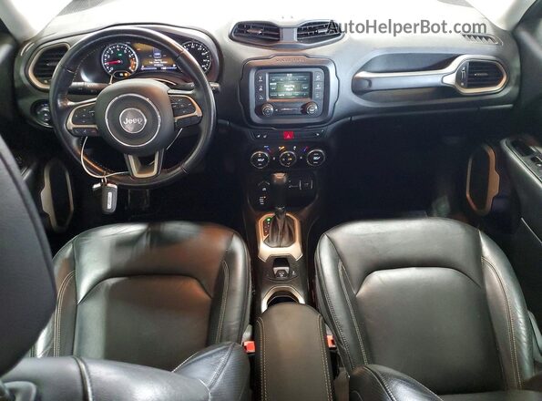 ZACCJBDBXHPF63757 2017 JEEP RENEGADE Blue Widok deski rozdzielczej
