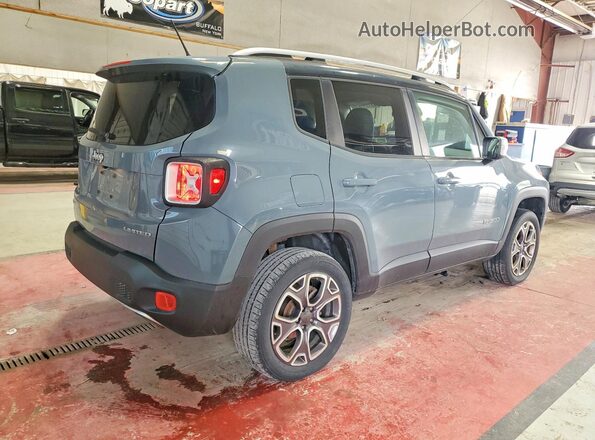 ZACCJBDBXHPF63757 2017 JEEP RENEGADE Blue Tył prawy