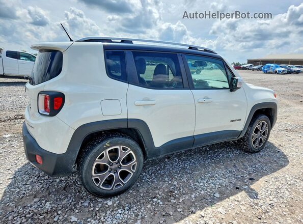 ZACCJBDT1GPC51298 2016 JEEP RENEGADE White Задня права чверть