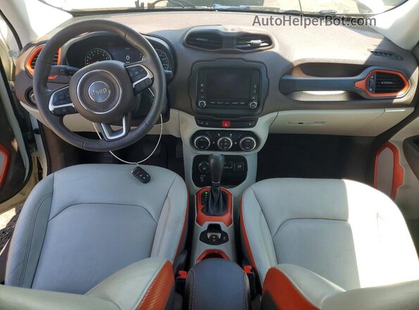 ZACCJBDT3GPD23523 2016 JEEP RENEGADE Белый Вид панели приборов