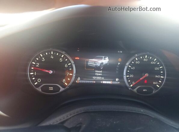 ZACCJBDT3GPD23523 2016 JEEP RENEGADE Белый Вид щитка приборов
