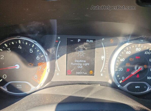 ZACCJBDT4GPD05239 2016 JEEP RENEGADE Silver Widok zestawu wskaźników