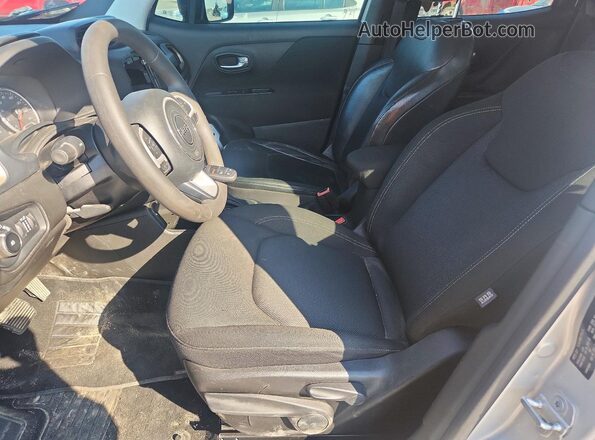 ZACCJBDT4GPD05239 2016 JEEP RENEGADE Silver Widok wnętrza z przodu