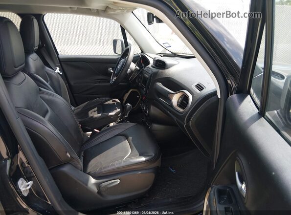 ZACCJBDT4GPD81334 2016 JEEP RENEGADE Black წინა სალონის ხედი