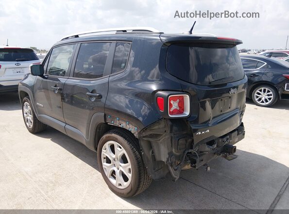 ZACCJBDT4GPD81334 2016 JEEP RENEGADE Black უკანა მარცხენა