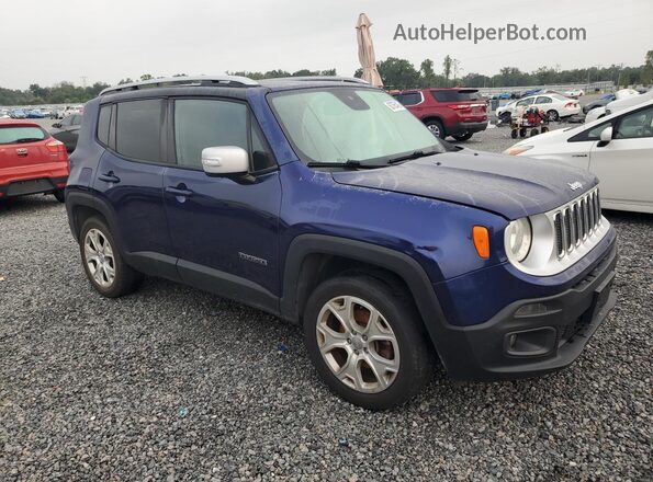 ZACCJBDT6GPC61230 2016 JEEP RENEGADE Blue Przód prawy