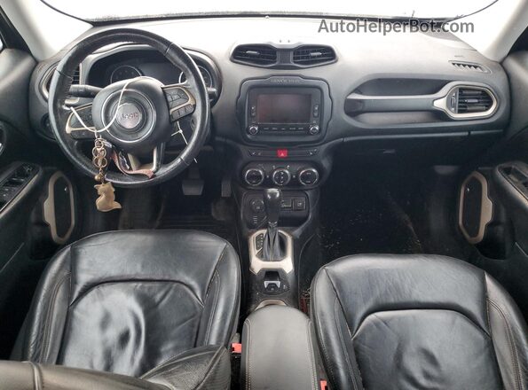 ZACCJBDT6GPC61230 2016 JEEP RENEGADE Blue Widok deski rozdzielczej