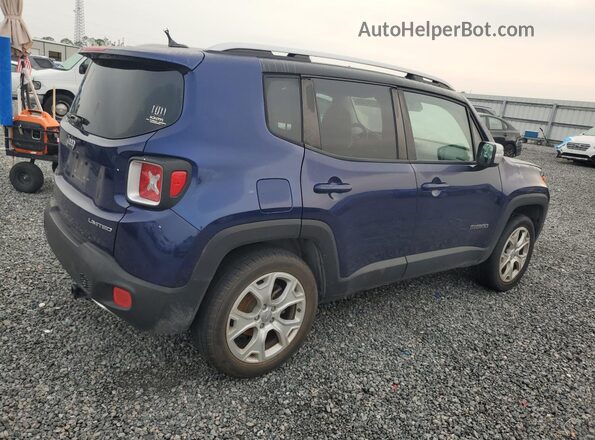 ZACCJBDT6GPC61230 2016 JEEP RENEGADE Blue Tył prawy