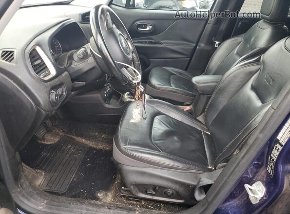 ZACCJBDT6GPC61230 2016 JEEP RENEGADE Blue Widok wnętrza z przodu