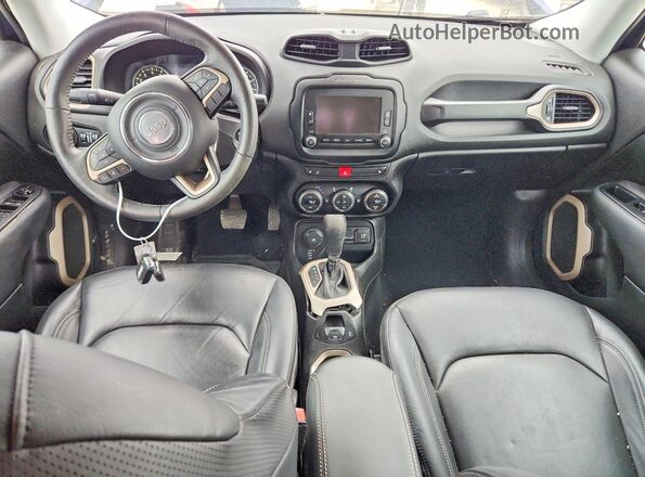 ZACCJBDT8GPD27826 2016 JEEP RENEGADE Blue Vista del salpicadero