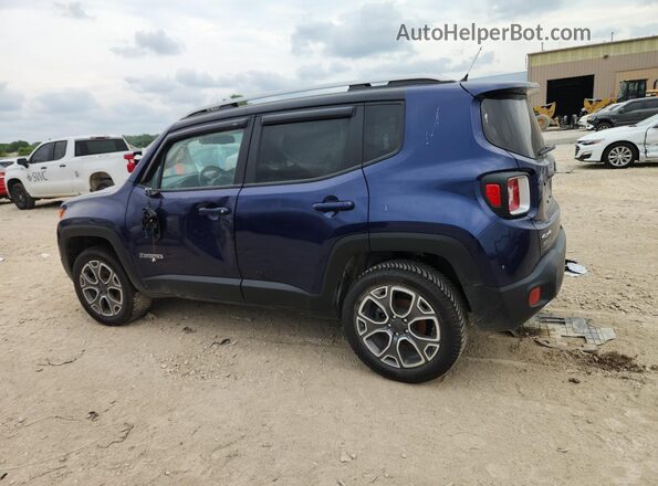 ZACCJBDT8GPD27826 2016 JEEP RENEGADE Blue Trasero izquierdo