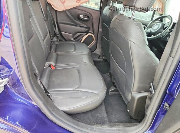 ZACCJBDT8GPD27826 2016 JEEP RENEGADE Blue Vista interior trasera