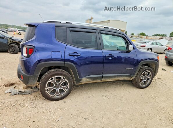 ZACCJBDT8GPD27826 2016 JEEP RENEGADE Blue Trasero derecho