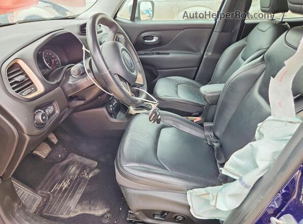 ZACCJBDT8GPD27826 2016 JEEP RENEGADE Blue Vista interior delantera