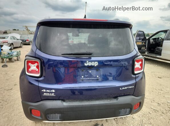 ZACCJBDT8GPD27826 2016 JEEP RENEGADE Blue Vista trasera