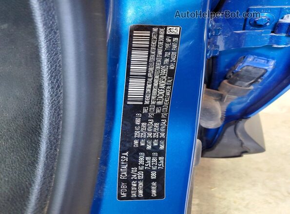ZACNDFAN0R3A39905 2024 DODGE OTHER Blue VIN კოდის სტიკერის ხედი