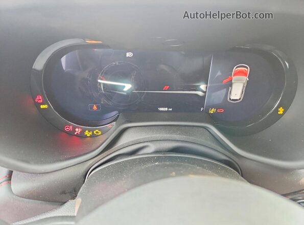 ZACNDFAN8S3A45814 2025 DODGE OTHER White Vista del cuadro de instrumentos