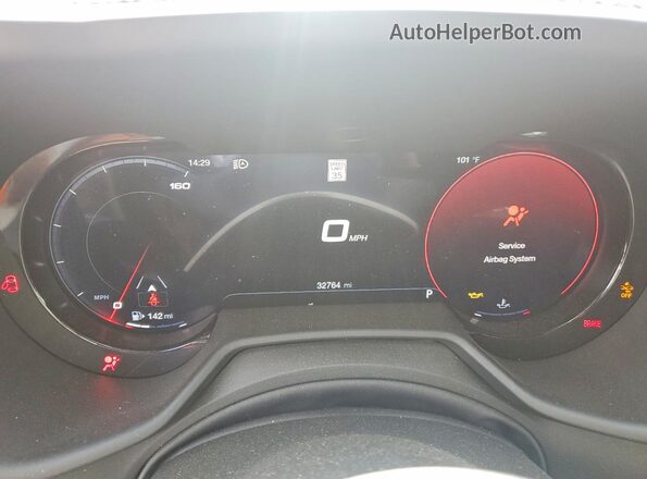 ZACNDFANXR3A40303 2024 DODGE OTHER Red ხელსაწყოთა პანელის ხედი