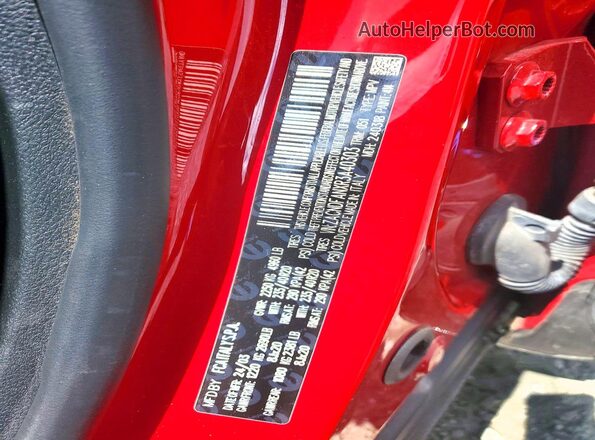 ZACNDFANXR3A40303 2024 DODGE OTHER Red VIN კოდის სტიკერის ხედი