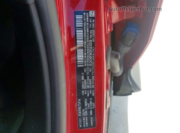 ZACNDFBN2R3A30556 2024 DODGE OTHER Red VIN კოდის სტიკერის ხედი
