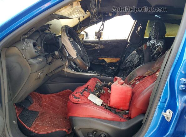 ZACNDFBN9P3A07692 2023 DODGE OTHER Blue Widok wnętrza z przodu