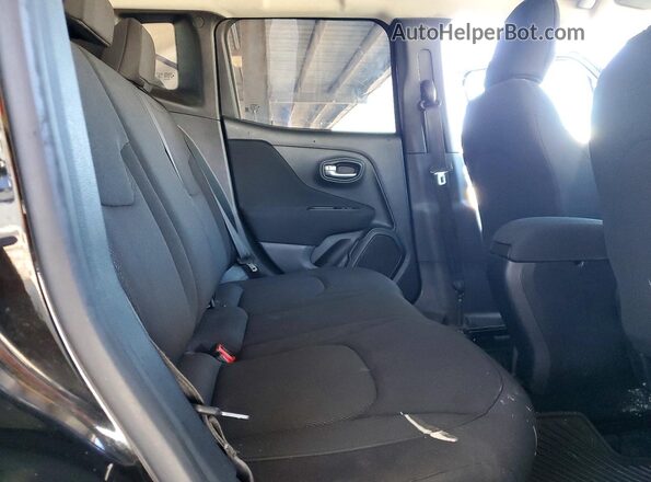 ZACNJAAB1KPK49278 2019 JEEP RENEGADE Black Rear seats view