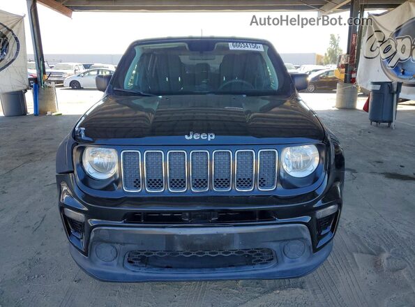 ZACNJAAB1KPK49278 2019 JEEP RENEGADE Black Front view
