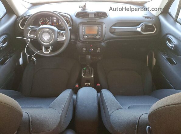 ZACNJAAB1KPK49278 2019 JEEP RENEGADE Black Dashboard view