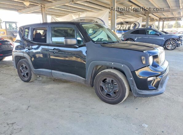 ZACNJAAB1KPK49278 2019 JEEP RENEGADE Black Front right