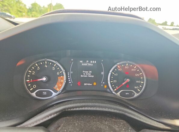ZACNJAAB3KPK06948 2019 JEEP RENEGADE White Սարքավորումների վահանակի տեսք
