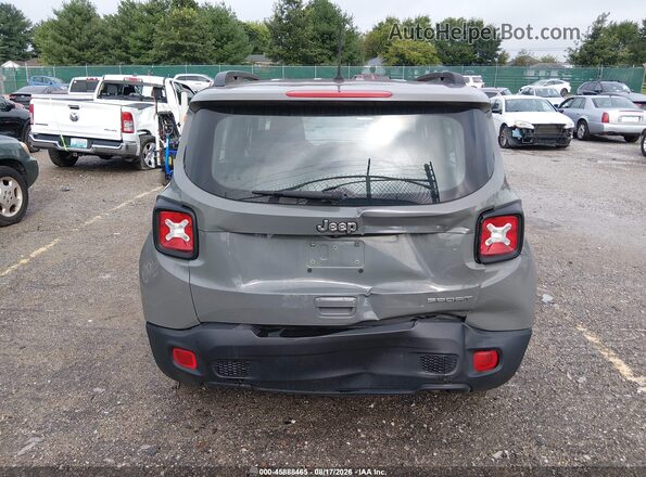 ZACNJAAB3LPL16299 2020 JEEP RENEGADE Gray წინა ხედი