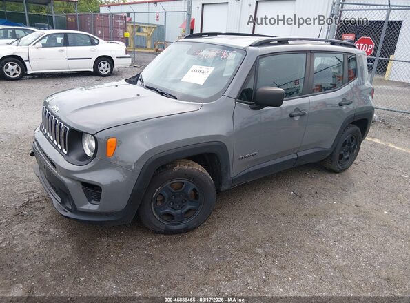 ZACNJAAB3LPL16299 2020 JEEP RENEGADE Gray წინა მარცხენა ხედი სამი მეოთხედიდან