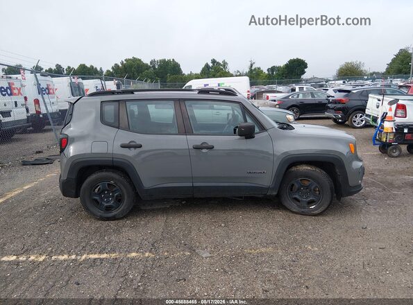 ZACNJAAB3LPL16299 2020 JEEP RENEGADE Gray უკანა სალონის ხედი