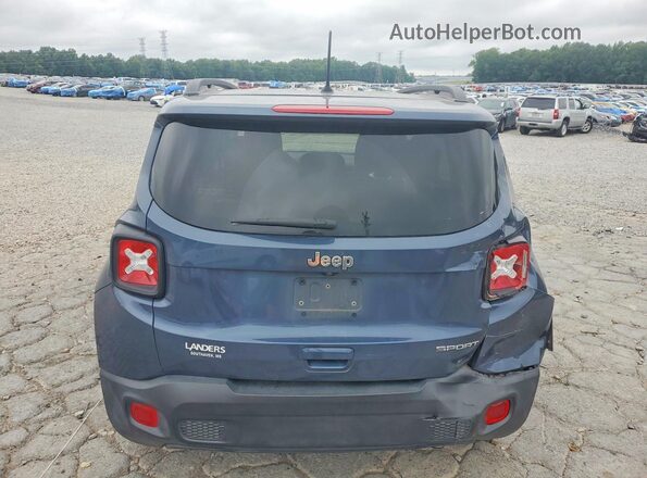 ZACNJAAB4LPL08230 2020 JEEP RENEGADE Синий Вид сзади