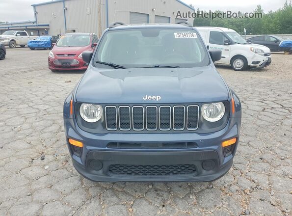 ZACNJAAB4LPL08230 2020 JEEP RENEGADE Синий Вид спереди