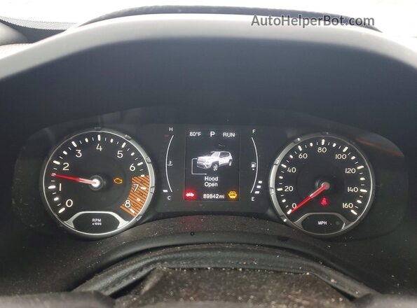ZACNJAAB4LPL08230 2020 JEEP RENEGADE Синий Вид щитка приборов