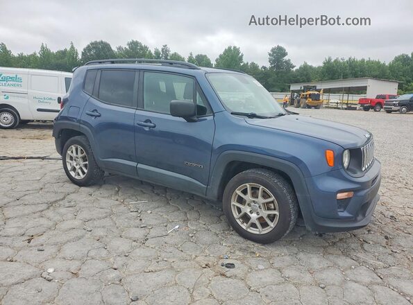 ZACNJAAB4LPL08230 2020 JEEP RENEGADE Синий Передняя правая четверть