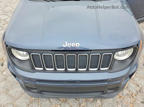 ZACNJAAB4LPL08230 2020 JEEP RENEGADE Синий Вид задней части салона