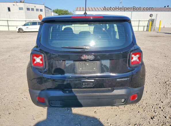 ZACNJAAB5LPL26008 2020 JEEP RENEGADE Черный Вид сзади