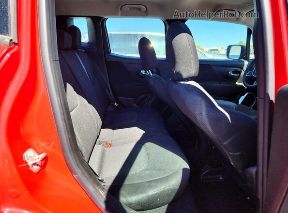 ZACNJAAB6LPL13719 2020 JEEP RENEGADE Red Вид задніх сидінь