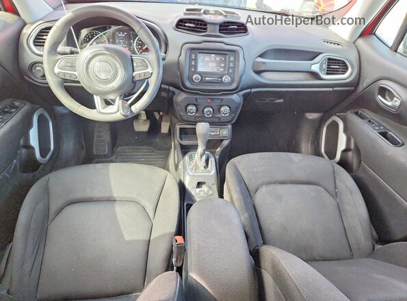 ZACNJAAB6LPL13719 2020 JEEP RENEGADE Red Вид панелі приладів