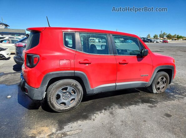 ZACNJAAB6LPL13719 2020 JEEP RENEGADE Red Задня права чверть