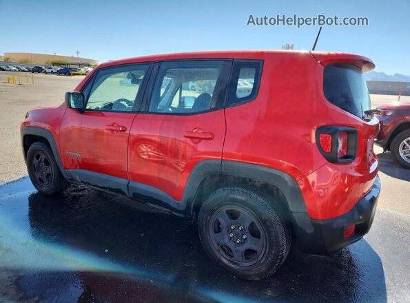 ZACNJAAB6LPL13719 2020 JEEP RENEGADE Red Задня ліва чверть